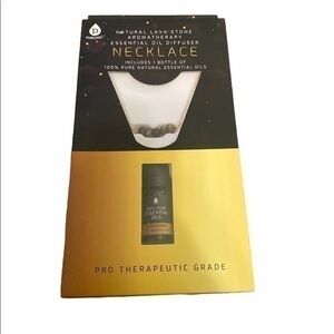 Pursonic lava necklace with Essential Oil